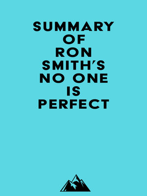 cover image of Summary of Ron Smith's No One Is Perfect